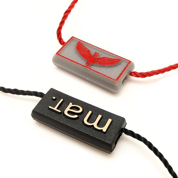 廠家批發(fā)新款通用服裝吊粒吊繩 衣服箱包商標(biāo)吊?？擅赓M(fèi)logo設(shè)計